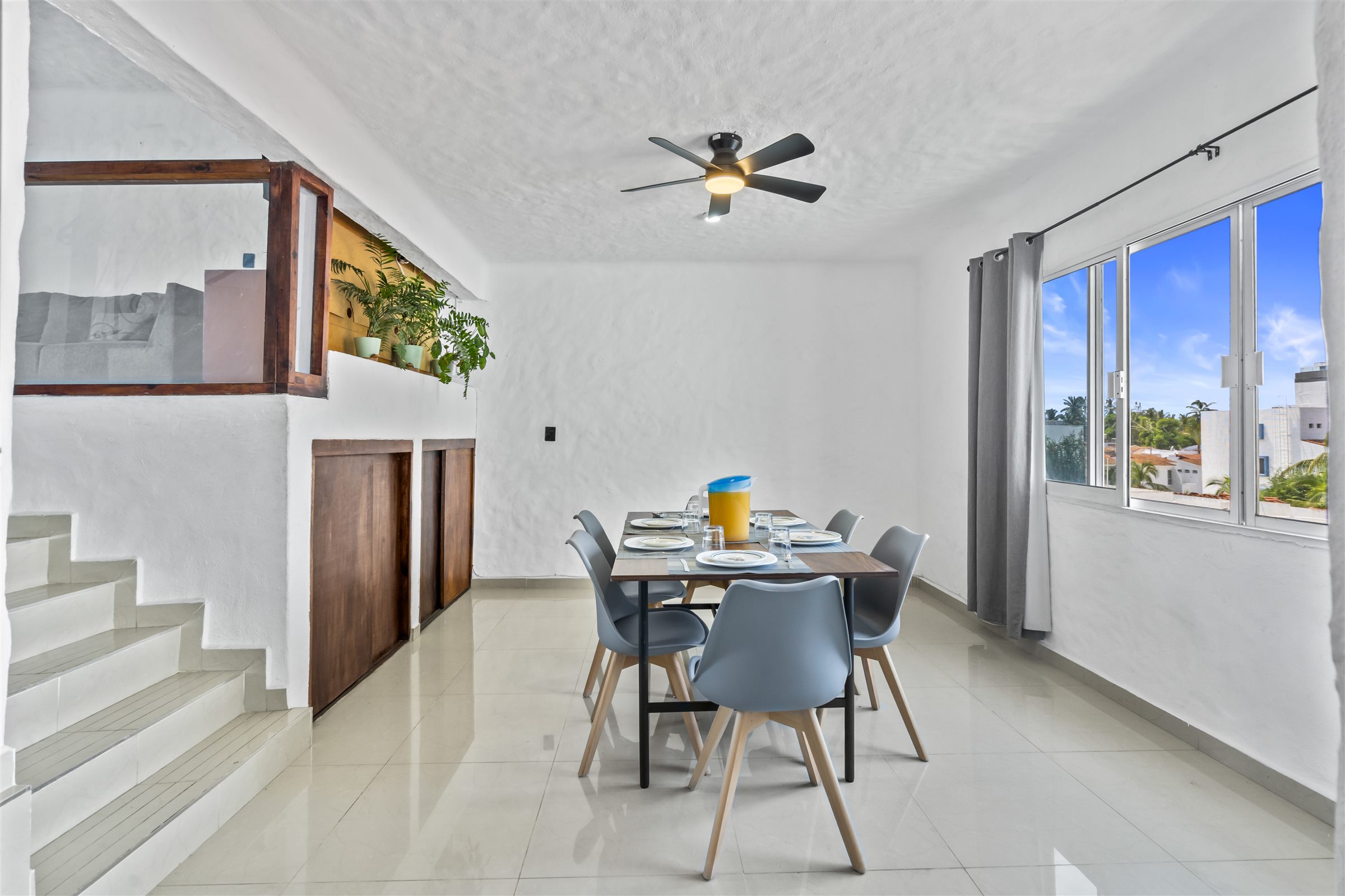 Mangos dining area with natural light
