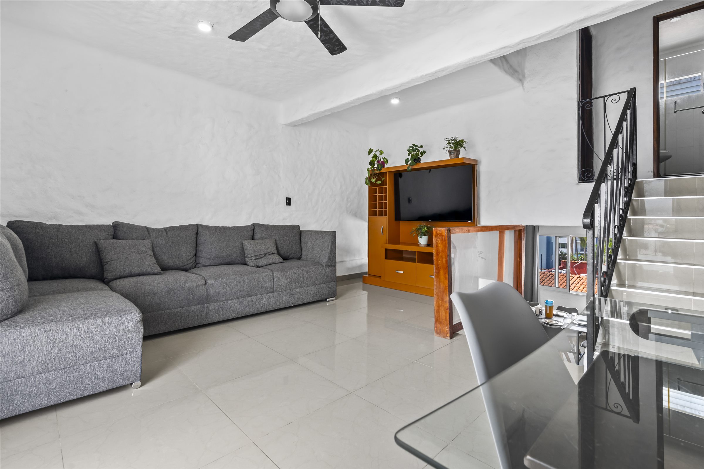 Mangos living-dining area and interior layout