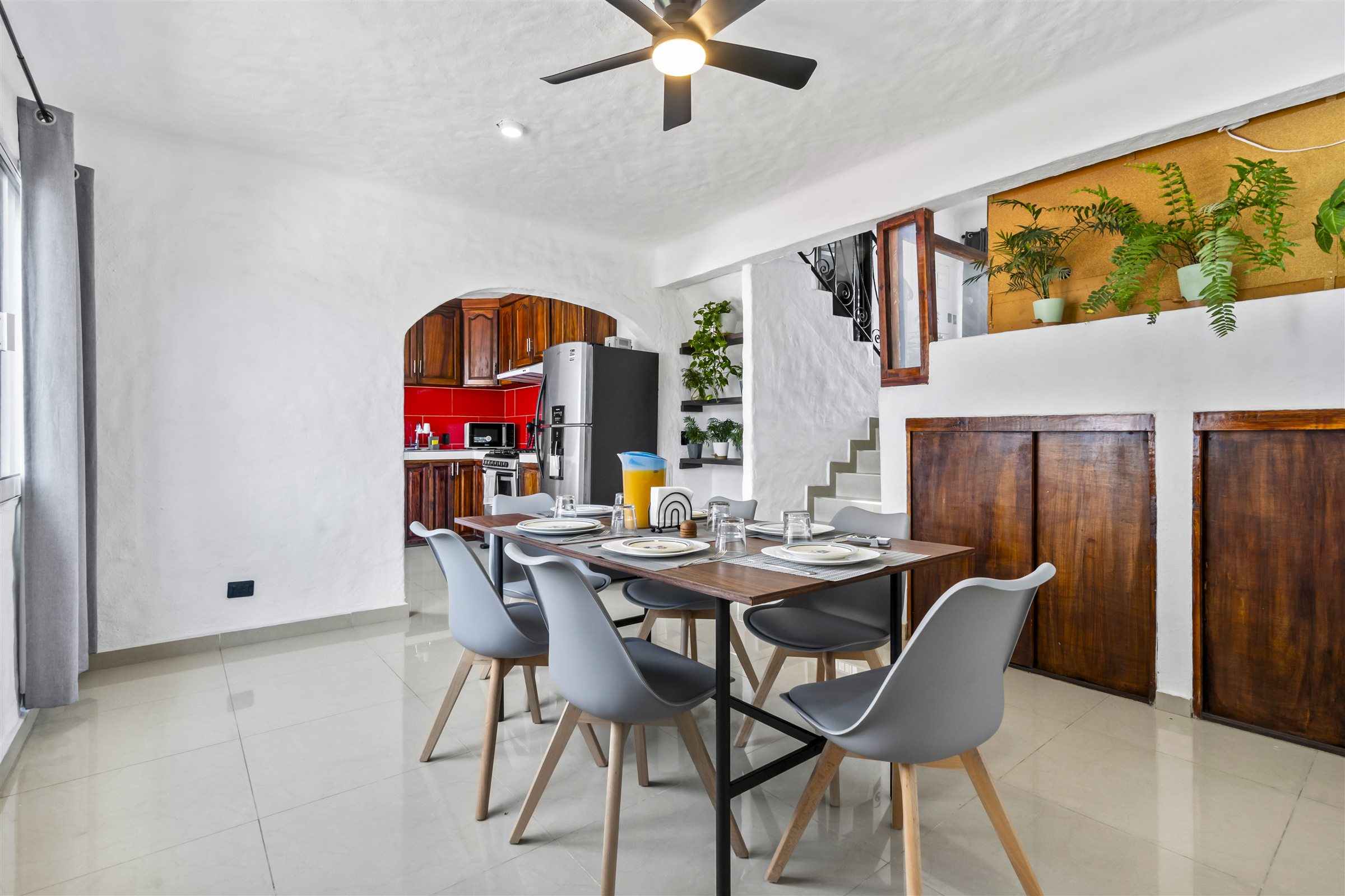 Mangos living, dining, and kitchen